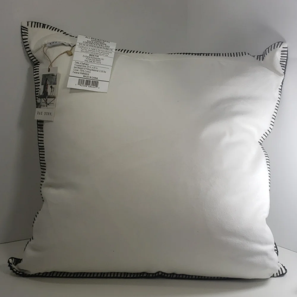 Rae Dunn Farm Fresh Pumpkins 18 x18 Accent Pillow